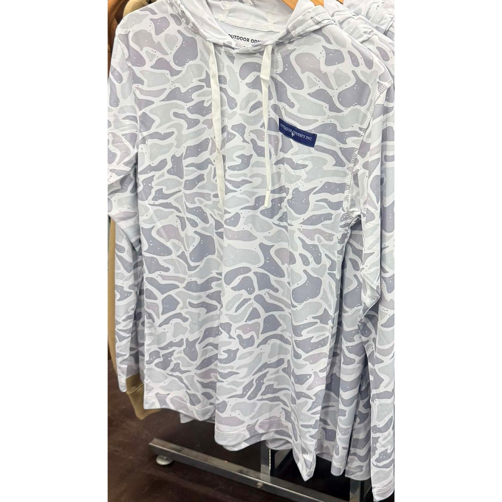 Ghost Water Camo - Performance Hoodie Shirt