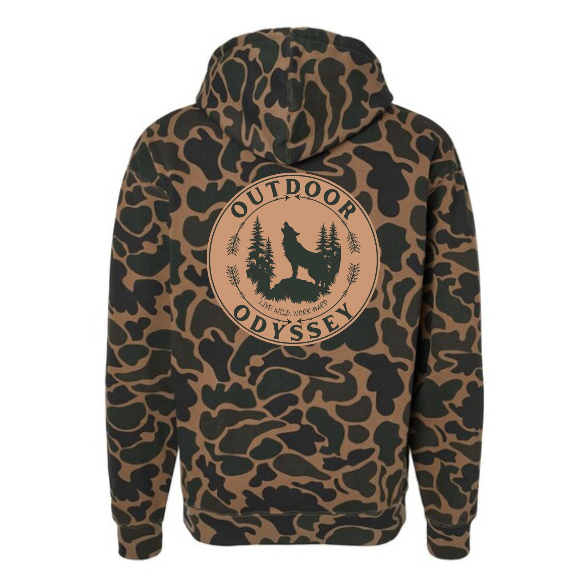 Old Duck Camo Wolf Hoodie